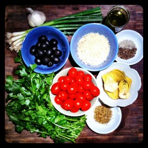 Cold Spaghetti Ingredients