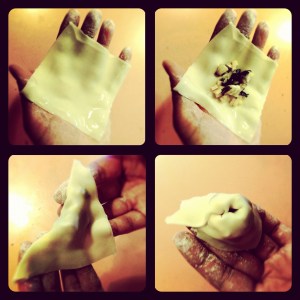 How to fold wontons